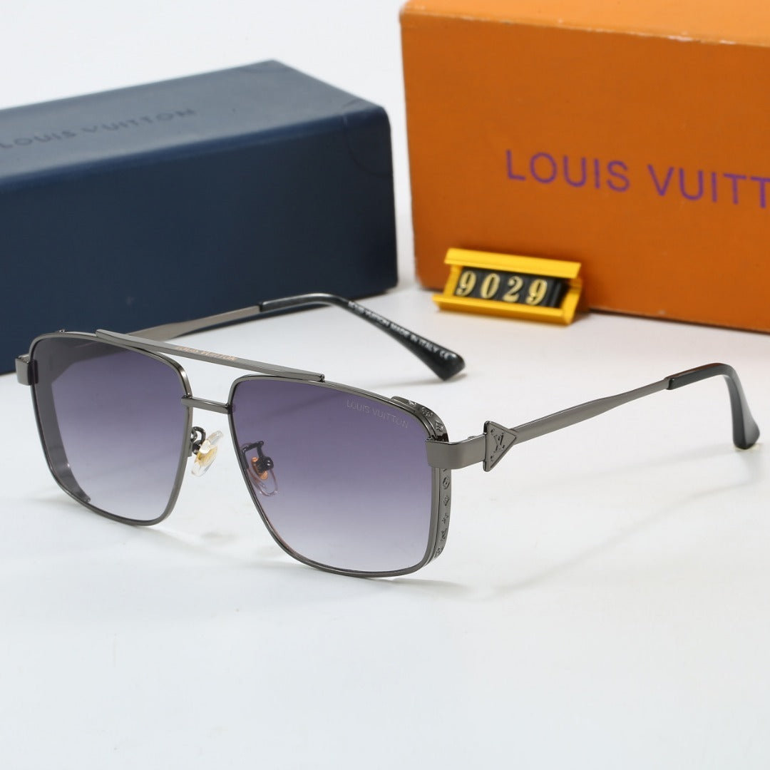 Louis vuitton Double Bridge Metal Square Sunglasses Square