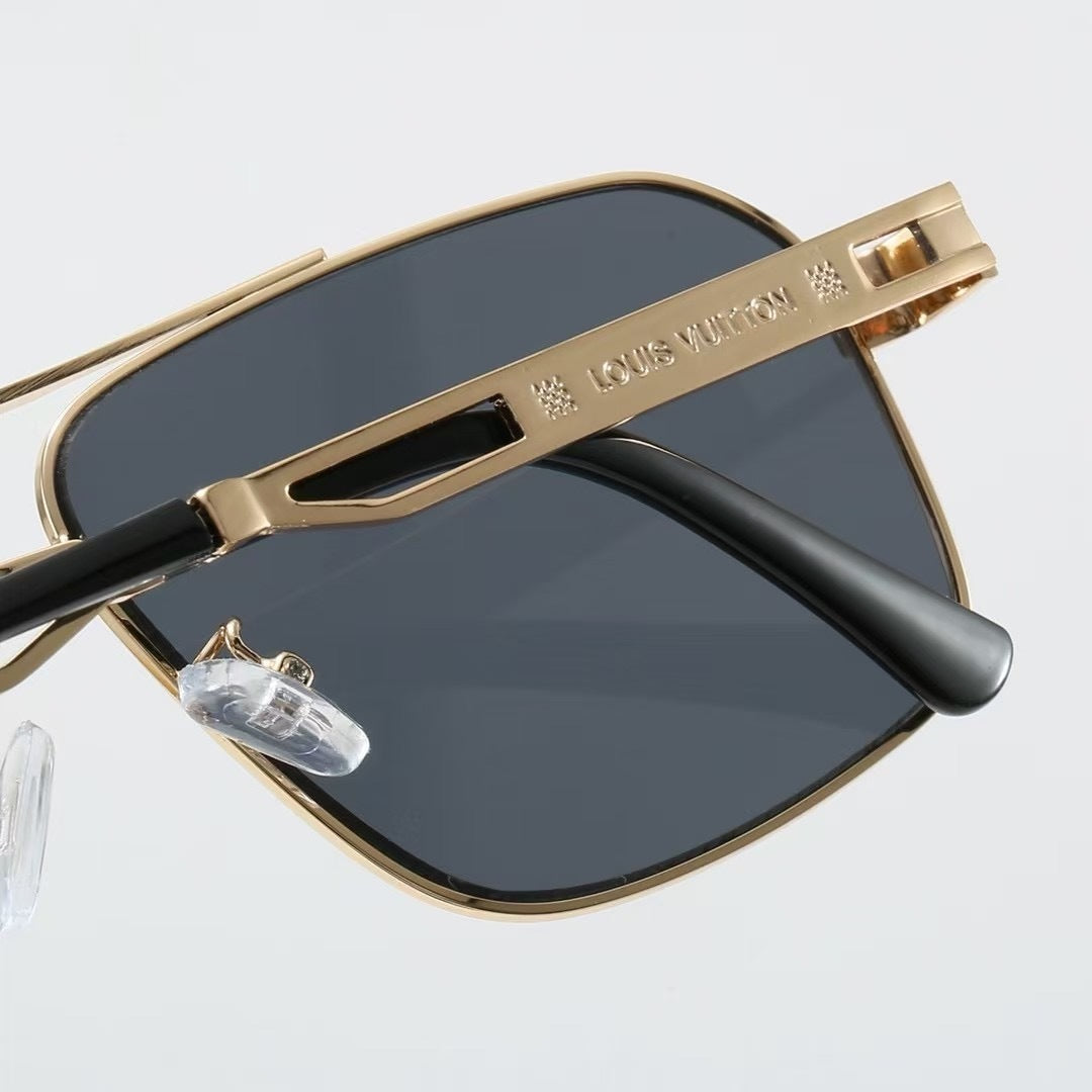 Louis vuitton Double Bridge Metal Square Sunglasses Square