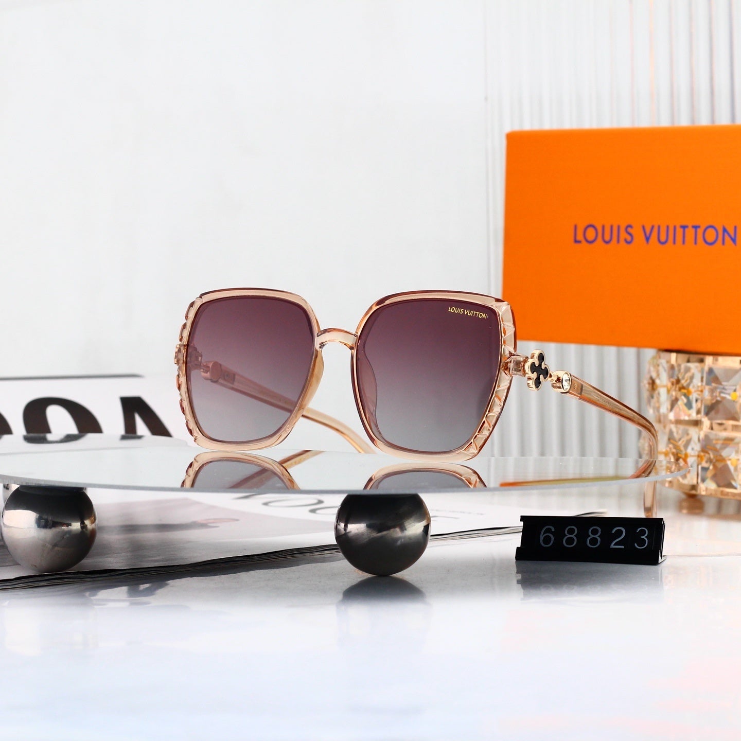 Louis vuitton Vintage Oversized Fashion Sunglasses in Multiple Colors 68823 Mixed