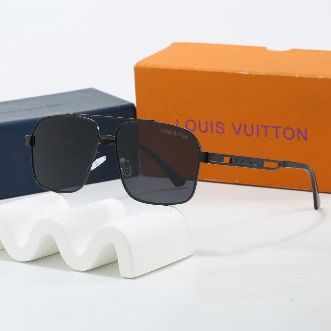 Louis vuitton Double Bridge Metal Square Sunglasses Square